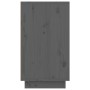 Mueble zapatero de madera maciza de pino gris 110x34x61 cm by , Shoe racks and shoe organizers - Ref: Foro24-814451, Price: 1...