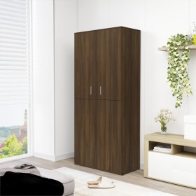 Mueble zapatero madera de ingeniería marrón roble 80x39x178 cm von , Schuhregale und Schuhorganisatoren - Ref: Foro24-815533,...