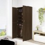 Mueble zapatero madera de ingeniería marrón roble 80x39x178 cm by , Shoe racks and shoe organizers - Ref: Foro24-815533, Pric...