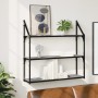 Estantería de pared madera ingeniería gris Sonoma 80x21x78,5cm von , Regale und Regale - Ref: Foro24-835457, Preis: 37,30 €, ...
