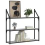 Estantería de pared madera ingeniería gris Sonoma 80x21x78,5cm von , Regale und Regale - Ref: Foro24-835457, Preis: 37,30 €, ...