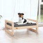 Cama para perros madera maciza de pino 55,5x45,5x28 cm von , Betten für Hunde - Ref: Foro24-821467, Preis: 39,65 €, Rabatt: %