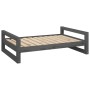 Cama para perros madera maciza de pino gris 95,5x65,5x28 cm von , Betten für Hunde - Ref: Foro24-821484, Preis: 76,53 €, Raba...