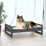 Cama para perros madera maciza de pino gris 95,5x65,5x28 cm von , Betten für Hunde - Ref: Foro24-821484, Preis: 76,53 €, Raba...