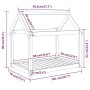 Cama para perros madera maciza de pino 101x70x90 cm von , Betten für Hunde - Ref: Foro24-822212, Preis: 76,75 €, Rabatt: %