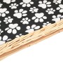 Cesta para perros con cojín sauce natural 50x33x30 cm by , Beds for dogs - Ref: Foro24-170773, Price: 63,13 €, Discount: %