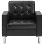 Sillón de cuero sintético negro von , Sessel - Ref: Foro24-247018, Preis: 224,20 €, Rabatt: %
