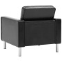 Sillón de cuero sintético negro von , Sessel - Ref: Foro24-247018, Preis: 224,20 €, Rabatt: %