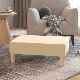 Taburete de tela color crema 78x56x32 cm von , Osmanen - Ref: Foro24-337677, Preis: 52,94 €, Rabatt: %