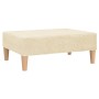 Taburete de tela color crema 78x56x32 cm by , Ottomans - Ref: Foro24-337677, Price: 53,58 €, Discount: %
