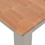 Mesa de comedor madera maciza de roble 180x90x74 cm by , Kitchen and dining tables - Ref: Foro24-247847, Price: 296,87 €, Dis...