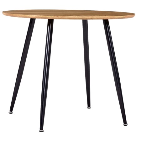 Mesa de comedor MDF color roble y negro 90x73,5 cm von , Küchen- und Esstische - Ref: Foro24-248300, Preis: 118,04 €, Rabatt: %