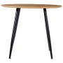 Mesa de comedor MDF color roble y negro 90x73,5 cm von , Küchen- und Esstische - Ref: Foro24-248300, Preis: 118,04 €, Rabatt: %