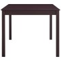 Conjunto de comedor 9 piezas madera de pino marrón oscuro von , Möbelsets für Küchen und Esszimmer - Ref: Foro24-283389, Prei...