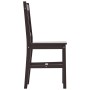 Conjunto de comedor 9 piezas madera de pino marrón oscuro von , Möbelsets für Küchen und Esszimmer - Ref: Foro24-283389, Prei...