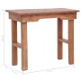 Mesa auxiliar madera maciza de caoba 70x35x60 cm de , Mesas auxiliares - Ref: Foro24-283915, Precio: 84,46 €, Descuento: %