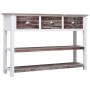 Aparador de madera marrón envejecido 115x30x76 cm von , Sideboards - Ref: Foro24-284164, Preis: 133,46 €, Rabatt: %