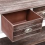 Aparador de madera marrón envejecido 115x30x76 cm von , Sideboards - Ref: Foro24-284164, Preis: 133,46 €, Rabatt: %