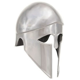 Réplica de casco de guerrero griego rol en vivo acero plateado de , Armas coleccionables - Ref: Foro24-286212, Precio: 49,88 ...
