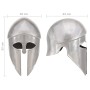 Réplica de casco de guerrero griego rol en vivo acero plateado de , Armas coleccionables - Ref: Foro24-286212, Precio: 49,88 ...