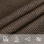 Toldo de vela HDPE marrón 160 g/m² 6x6x6 m de , Sombrillas - Ref: Foro24-311817, Precio: 39,12 €, Descuento: %