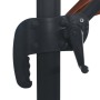 Sombrilla de jardín voladiza con luces LED terracota 400x300 cm de , Sombrillas - Ref: Foro24-312319, Precio: 280,59 €
