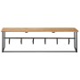 Perchero con borde natural madera maciza de acacia 100x34x38 cm von , Hut- und Garderobenständer - Ref: Foro24-320250, Preis:...