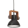 Lámpara colgante industrial redonda 25 W negra 19 cm E27 de , Lámparas - Ref: Foro24-320537, Precio: 38,77 €, Descuento: %