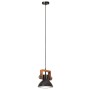 Lámpara colgante industrial redonda 25 W negra 19 cm E27 de , Lámparas - Ref: Foro24-320537, Precio: 38,77 €, Descuento: %