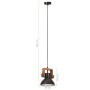 Lámpara colgante industrial redonda 25 W negra 19 cm E27 de , Lámparas - Ref: Foro24-320537, Precio: 38,77 €, Descuento: %