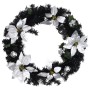 Corona de Navidad con luces LED verde 60 cm PVC by , Christmas lights - Ref: Foro24-320977, Price: 49,91 €, Discount: %
