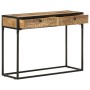 Mesa consola de madera maciza de mango 100x35x75 cm by , Side tables - Ref: Foro24-321713, Price: 153,73 €, Discount: %