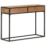 Mesa consola de madera maciza de mango 100x35x75 cm by , Side tables - Ref: Foro24-321713, Price: 153,73 €, Discount: %