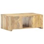 Mesa de centro de madera maciza de mango 90x50x35 cm by , Coffee table - Ref: Foro24-321801, Price: 206,45 €, Discount: %