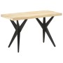 Mesa de comedor de madera maciza de mango 120x60x76 cm by , Kitchen and dining tables - Ref: Foro24-323560, Price: 228,68 €, ...