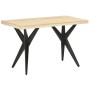 Mesa de comedor de madera maciza de mango 120x60x76 cm by , Kitchen and dining tables - Ref: Foro24-323560, Price: 228,68 €, ...
