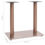 Pata de mesa de bistró acero inoxidable latón 70x40x72 cm von , Tischbeine - Ref: Foro24-325444, Preis: 116,97 €, Rabatt: %