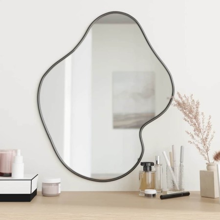 Espejo de pared negro 60x50 cm de , Espejos - Ref: Foro24-348274, Precio: 57,44 €, Descuento: %