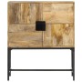Aparador de madera maciza de mango rugosa 80x30x95 cm von , Schließfächer und Lagerschränke - Ref: Foro24-351713, Preis: 220,...