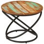 Mesa de centro madera maciza reciclada y acero Ø50x40 cm by , Coffee table - Ref: Foro24-352023, Price: 143,06 €, Discount: %