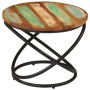 Mesa de centro madera maciza reciclada y acero Ø50x40 cm by , Coffee table - Ref: Foro24-352023, Price: 143,06 €, Discount: %