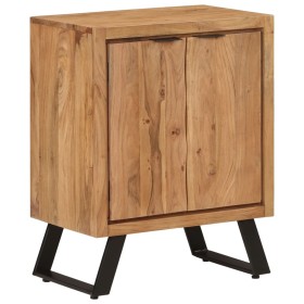 Aparador con 2 puertas de madera maciza de acacia 55x36x72 cm de , Aparadores - Ref: Foro24-352061, Precio: 145,16 €, Descuen...