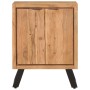 Aparador con 2 puertas de madera maciza de acacia 55x36x72 cm by , Sideboards - Ref: Foro24-352061, Price: 146,59 €, Discount: %