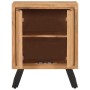 Aparador con 2 puertas de madera maciza de acacia 55x36x72 cm by , Sideboards - Ref: Foro24-352061, Price: 146,59 €, Discount: %