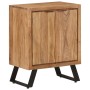 Aparador con 2 puertas de madera maciza de acacia 55x36x72 cm by , Sideboards - Ref: Foro24-352061, Price: 146,59 €, Discount: %