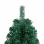 Medio árbol de Navidad con luces y bolas verde 120 cm von , Weihnachtsbäume - Ref: Foro24-3077649, Preis: 43,35 €, Rabatt: %
