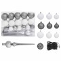 Árbol de Navidad preiluminado con luces y bolas negro 150 cm by , Christmas trees - Ref: Foro24-3077675, Price: 49,33 €, Disc...