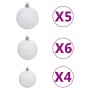 Árbol de Navidad preiluminado con luces y bolas negro 150 cm by , Christmas trees - Ref: Foro24-3077675, Price: 49,33 €, Disc...