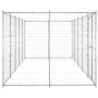 Perrera de exterior de acero galvanizado 12,1 m² von , Hundehütten und Zäune - Ref: Foro24-3082309, Preis: 495,50 €, Rabatt: %
