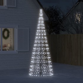 Árbol de Navidad en asta de bandera 550 LED blanco frío 300 cm by , Christmas lights - Ref: Foro24-358113, Price: 46,80 €, Di...